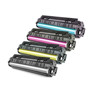 Compatible 4 Pack HP 657X Color LaserJet Enterprise Flow MFP M681, M682  High Yield Toner Cartridges